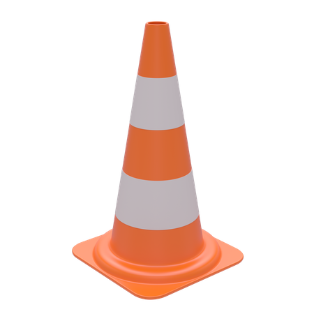 Traffic Cone  3D Illustration