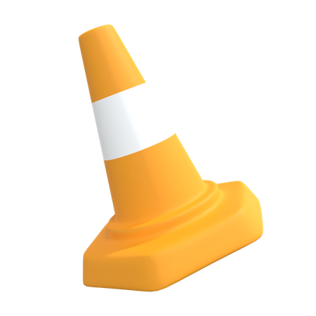 Traffic Cone 3D Illustration