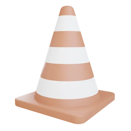 3 D Traffic Cone Object 3D Illustration