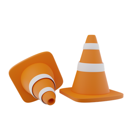 Traffic Cone  3D Icon