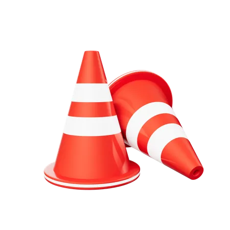 Traffic Cone  3D Icon