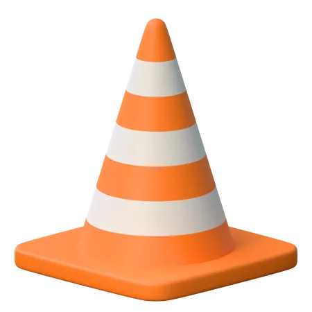 Road Cone Warning Sign Labor Day Icon 3 D Illustration 3D Icon