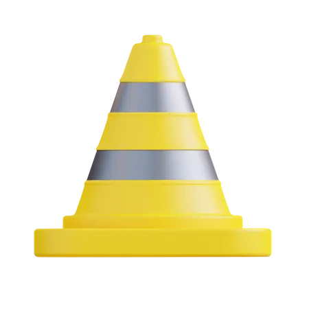 3 D Illustration Traffic Cone 3D Icon