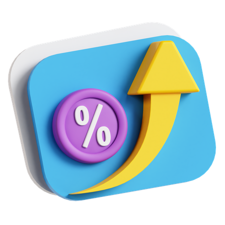 Traffic Growth  3D Icon