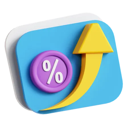 Traffic Growth  3D Icon
