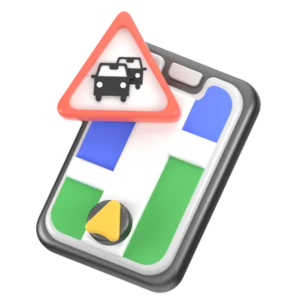 Traffic Information  3D Icon