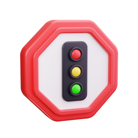 Traffic light  3D Icon