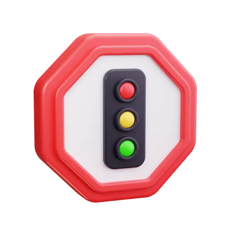 Traffic light  3D Icon