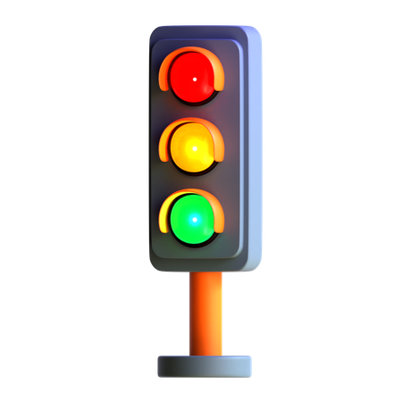 Traffic Light  3D Icon