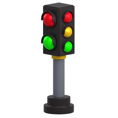 Traffic Light  3D Icon