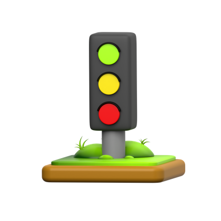 Traffic Light  3D Icon