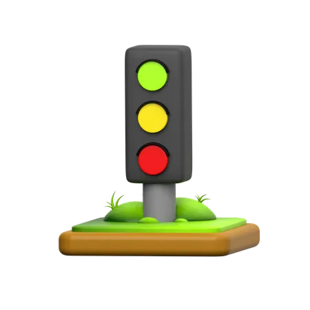 Traffic Light  3D Icon