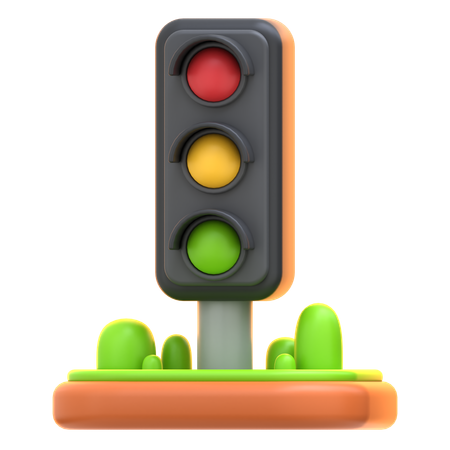 Traffic Light  3D Icon