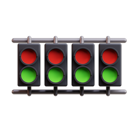 Traffic Light  3D Icon