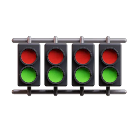 Traffic Light  3D Icon