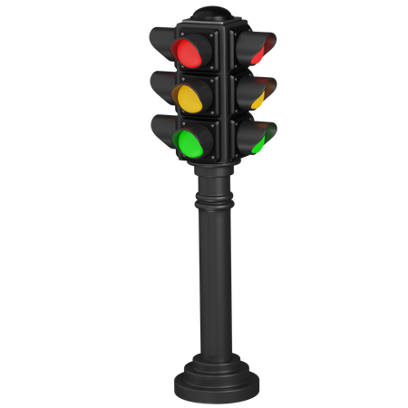 Traffic Light  3D Icon