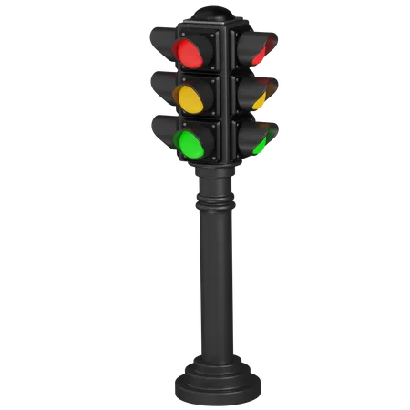 Traffic Light  3D Icon