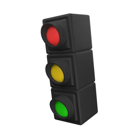 Traffic Light  3D Icon