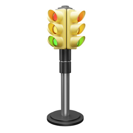 Traffic Light  3D Icon