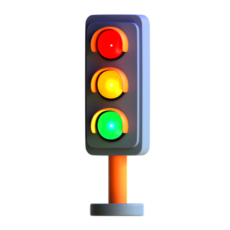 Traffic Light  3D Icon