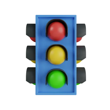 Traffic Light  3D Icon