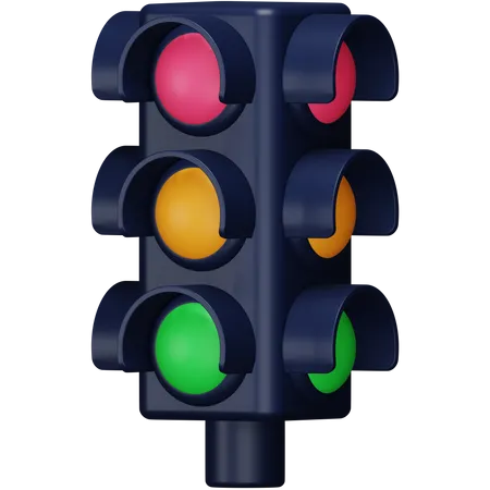 Traffic Light  3D Icon