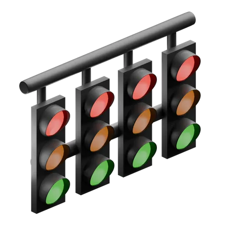 Traffic Light  3D Icon