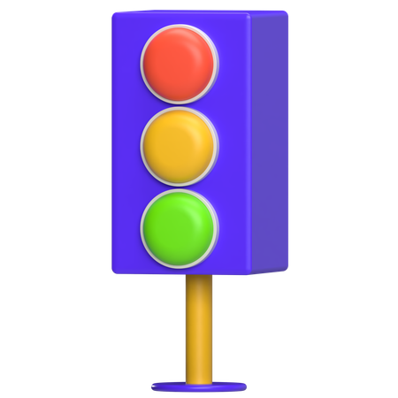 Traffic Light  3D Icon