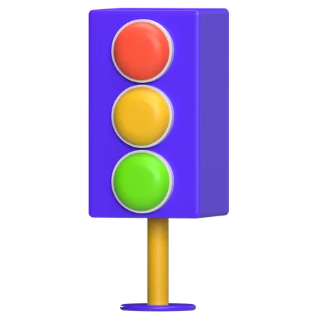 Traffic Light  3D Icon