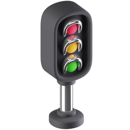 Traffic Light  3D Icon