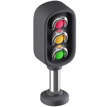 Traffic Light  3D Icon