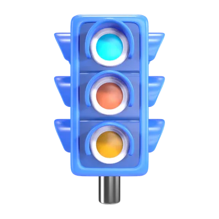 Traffic Light  3D Icon