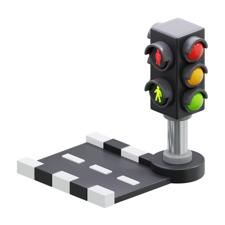 Traffic Light  3D Icon