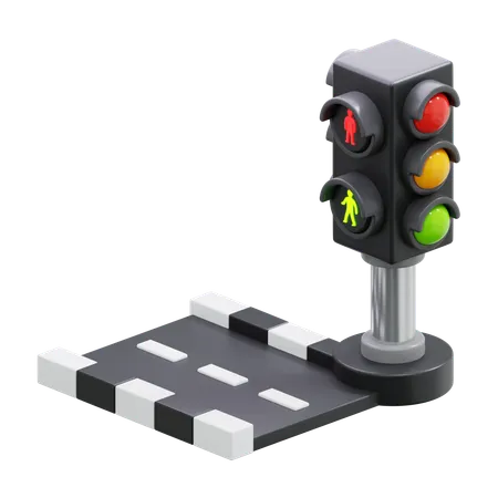 Traffic Light  3D Icon