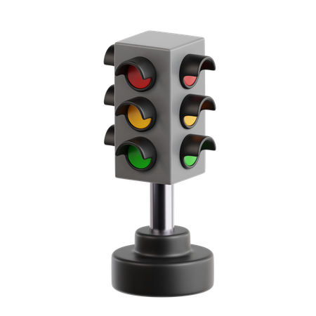 Traffic Light  3D Icon