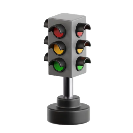 Traffic Light  3D Icon