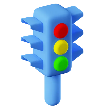 Traffic Light  3D Icon