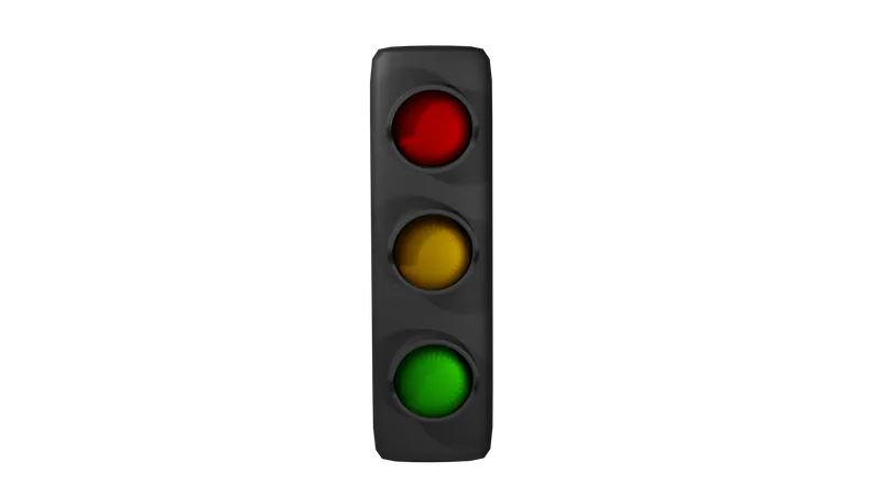 Traffic Light  3D Icon