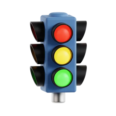 Traffic Light  3D Icon