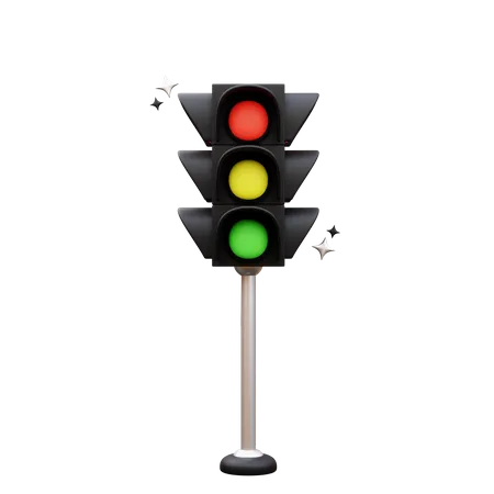 Traffic Light  3D Icon