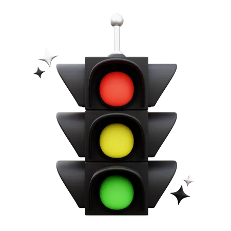 Traffic Light  3D Icon