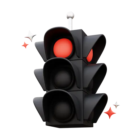 Traffic Light  3D Icon