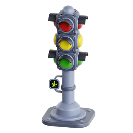 Traffic Light  3D Icon