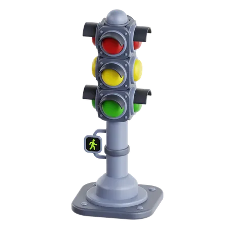 Traffic Light  3D Icon