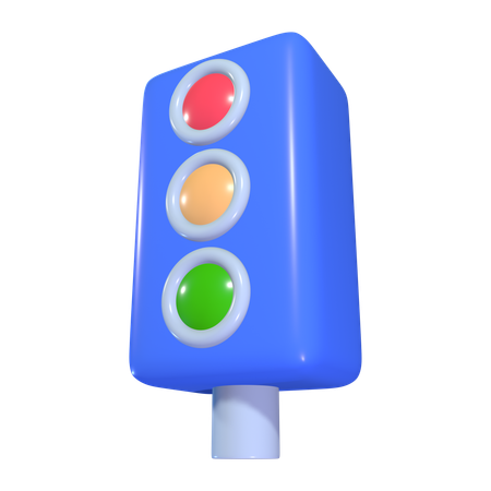 Traffic Light  3D Icon