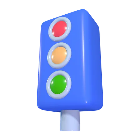 Traffic Light  3D Icon