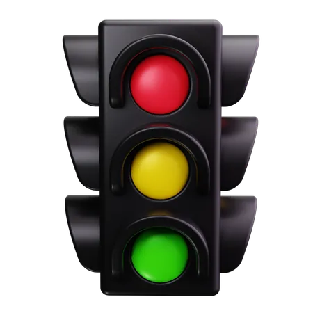 Traffic Light  3D Icon