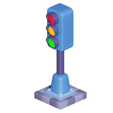 Traffic Light  3D Icon