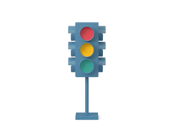 Traffic Light  3D Icon