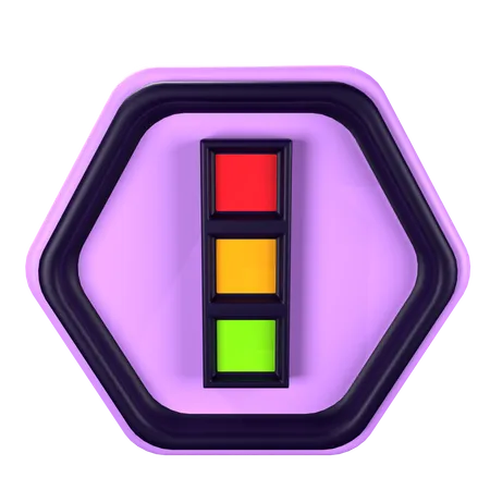 Traffic Light  3D Icon